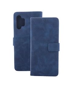 Чехол-книжка Fusion Smart Suede для Samsung A165 Galaxy A16 5G синий Чехлы - альтернативные