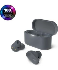 Philips TAT3509, active noise-cancelling, grey - True Wireless Earbuds Austiņas