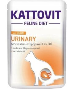KATTOVIT Feline Diet Urinary Chicken - wet cat food - 85g Консервы кошек