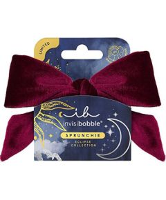 Invisibobble Sprunchie Original Eclipse Velvet Grace - Gumička do vlasů s mašlí Matu kopšana