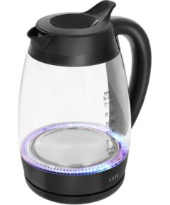 Lafe 47573 Electric Kettle Essential XL CEG016 Glass 2L Tējkannas (elektriskās)