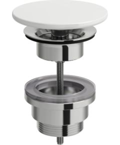 Laufen izlietnes izplūde ar baltu SaphirKeramik vāciņu, nenoslēdzma Cифоны