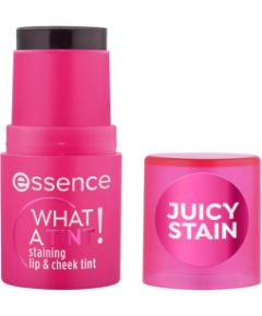Essence, What a Tint!, Lip & Cheek Balm 2-In-1, 10, Raspberry Vibes, 5 ml Lūpu krāsas, spīdumi, balzāmi