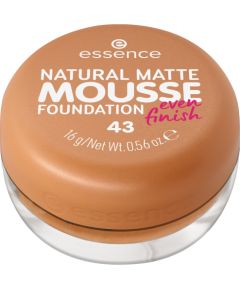 Essence, Matte Mousse, Cream Foundation, 43, 16 ml Dekoratīvā kosmētika