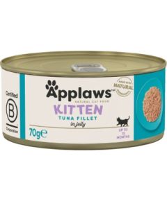 APPLAWS Kitten Tuna fillet in jelly - wet cat food - 70g Консервы кошек