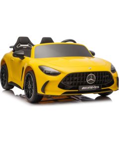 Lean Cars Mercedes GT63 AMG DK-GT63 24V Battery-Powered Car, Yellow Jaunumi, Bērnu preces