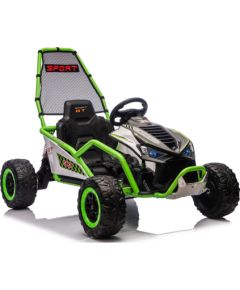 Lean Cars Battery Operated Vehicle DM-107 24V7 Silent Engine Green Jaunumi, Bērnu preces