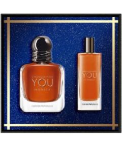 set Giorgio Armani Stronger With You Intensely 100ml EDP + 15ml EDP Dāvanu komplekti
