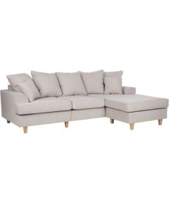 Stūra dīvāns JAMAICA gaiši pelēks Jaunumi -Dārzam