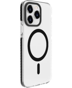 Evelatus Apple  iPhone 15 Pro Clear Case PC+TPU With MagSafe Transparent Black Neoriģinālie Maciņi