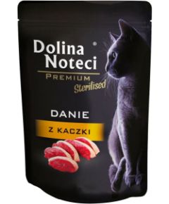 Dolina Noteci Premium Sterilised Duck dish - wet food for sterilized cats - 85g Kaķu konservi