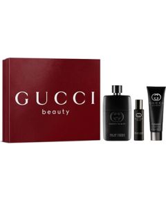 Gucci Guilty Pour Homme Eau de Parfum Dárková sada EDP 90 ml, sprchový gel 50 ml a miniaturka EDP 15 ml 90ml Dāvanu komplekti