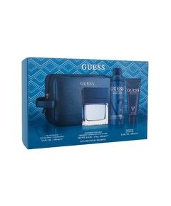 Guess Seductive Blue for Men Gift set EDT 100 ml, shower gel 100 ml, deospray 226 ml and cosmetic bag 100ml Парфюмерные наборы