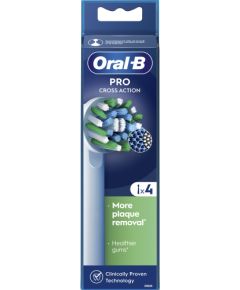 Końcówka Oral-B EB50RX-4 Cross Action Pro White Насадки для электрических зубных щеток