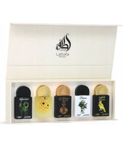 SET LATAFFA Pride Affection EDP spray 20ml + Tharwah Gold EDP spray 20ml +  1505 spray 20ml + Breeze spray 20ml + Shaheen Gold spray 20ml Dāvanu komplekti