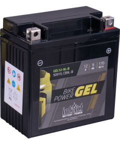 137 x 76 x 140 - + Intact Bike Power GEL 12V 9Ah(c20) 170A(EN) CB9L-B EAN4250227554862 Akumulatori