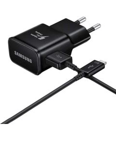 EP-TA200EBE + EP-DR140ABE Samsung 15W Travel Charger + USB-C Data Cable черный (OEM) Зарядные устройства