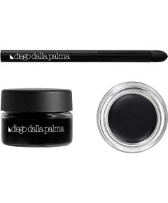 Diego Dalla Palma, Makeup Studio, Waterproof, Eyeshadow & Kajal Eyeliner 2-In-1, 11, Black, 3.2 g Dekoratīvā kosmētika