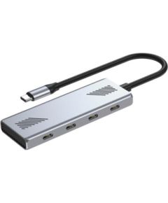 Centrālmezgls Gembird 4-port Type-C hub 4x USB type-C USB 3.2 (Gen 2) USB / Type-C Hub