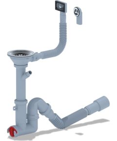 Сифон для кухонной мойки 3 1/2' 40мм Cифоны