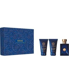 SET VERSACE Dylan Blue Pour Homme EDT spray 50ml + AFTER SHAVE BALM 50ml + SHOWER GEL 50ml Jaunumi - Datori