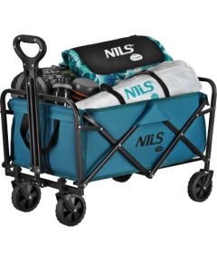 NC4306 saliekamā kempinga vagons TIRKĪZS 70L NILS CAMP Jaunumi - Sports