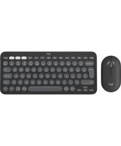 Logitech Pebble 2 Combo, SWE, black - Wireless keyboard and mouse Klaviatūras