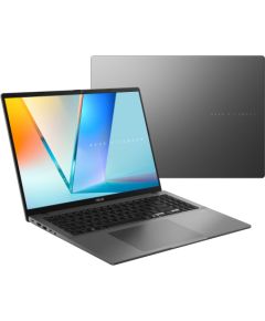 Asus Vivobook S 16 M3607HA-SH080W Matte Gray 16 " OLED FHD 1920 x 1200 pixels Glossy AMD Ryzen 7 260 16 GB DDR5 Solid-state drive capacity 1000 GB AMD Radeon Graphics Windows 11 Home 802.11ax Bluetooth version 5.3 Keyboard language US international Keyboa Portatīvie datori