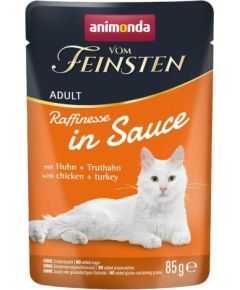 ANIMONDA VF Raffinesse in Sauce with chicken+turkey 85g Kaķu konservi