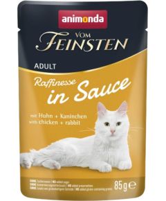 ANIMONDA VF Raffinesse in Sauce with chicken+rabbit 85g Kaķu konservi