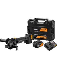 Leņķa slīpmašīna DeWalt DCG45MP2T; 18 V; 2x5,0 Ah akum. Slīpmašīnas