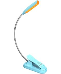 Wireless lamp Glocusent mini GLCSNTBL103B clip-on book light, USB-C Blue Biroja galda lampas