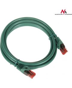 Maclean MCTV-302G Patchcord UTP cat6 Cable plug-plug 2m green