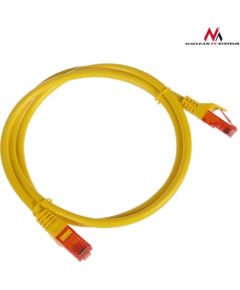 Maclean MCTV-301Y Patchcord UTP cat6 Cable plug-plug 1m yellow