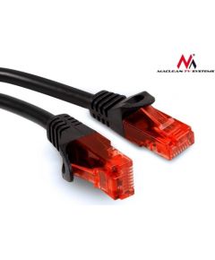 Maclean MCTV-742 Patchcord UTP cat6 Cable plug-plug 3m black FTP LAN (Ir veikalā)