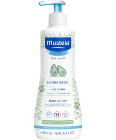 Mustela, Hydra Bebe, Avocado, Hydrates, Body Lotion, Body, 500 ml Ķermeņa kosmētika
