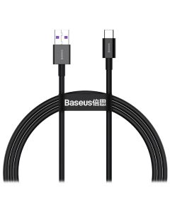 Кабель для передачи данных для быстрой зарядки серии Baseus Superior USB для Type-C 66 Вт 2 м черный Дата USB-кабели