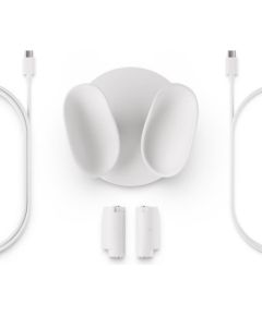 Meta Quest Compact Charging Dock, Quest 3/3S, moonstone white - VR headset accessory VR preces