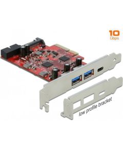 DeLOCK PCIe x4> 1x USB-C / 2xUSB-A / 1xUSB3.0 Jaunumi - Datori