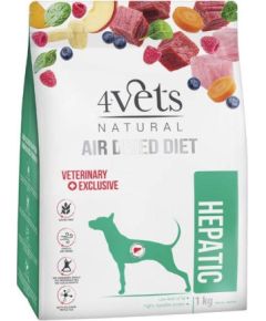4VETS Natural HEPATIC karma suszona dla psa 1kg Suņu barība