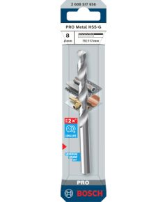 Metāla urbis Bosch PRO Metal; HSS-G; 8x75x117 mm Аксессуары для дрелей