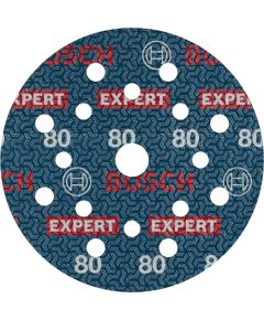Slīpēšanas disks Bosch Expert O780; 125 mm; P80; 50 gab. Dažādi diski
