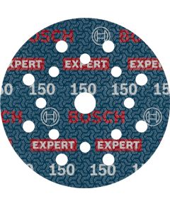 Slīpēšanas disks Bosch Expert O780; 125 mm; P150; 50 gab. Dažādi diski