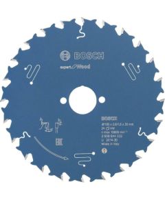 Griešanas disks kokam Bosch Expert for Wood; 180x30x2,6 mm; Z24 Zāģripas