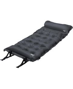 Pašpiepūšošais paklājiņš NC4018 SELF-INFLATING MAT DARK GREY NILS CAMP Šūpuļtīkli