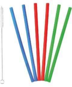 SALMIŅU KOMPL.6GAB., 20CM, AR TĪRĪŠANAS BIRSTĪTI, SILIKONS, Lurch Bāra piederumi