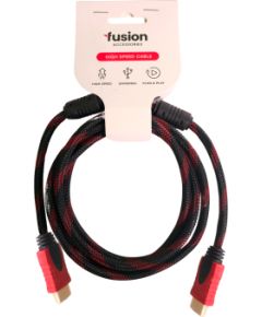 Кабель Fusion HDMI v2.0|4K|3м красный  Кабель HDMI