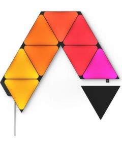 Nanoleaf Shapes Black Triangles Starter Kit (9 panels) 42 W WiFi Dekoratīvais apgaismojums 