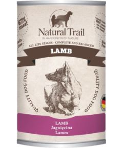 NATURAL TRAIL Lamb - wet dog food - 400g Suņu barība