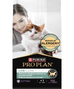 PURINA PRO PLAN LIVECLEAR KITTEN Bogata w Indyka 1,4kg Kaķu sausā barība